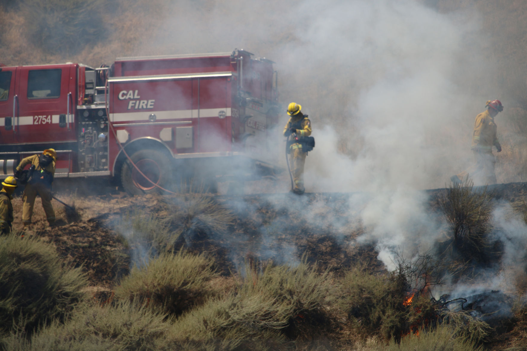 Rock Fire, Del Puerto Canyon